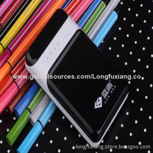 Newly Designed Dual-USB Mobile Phone Power Charger with 7,800mAh, Over-voltage Protection